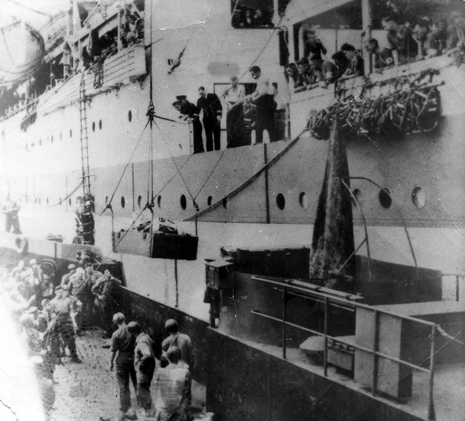 Merchant seamen on D-Day