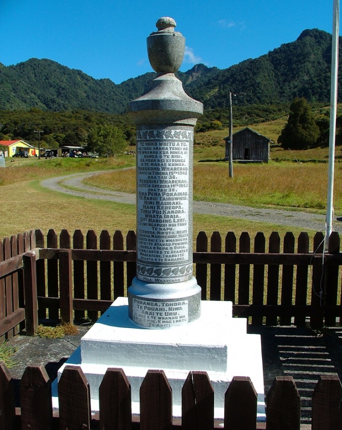 Waimā war memorial