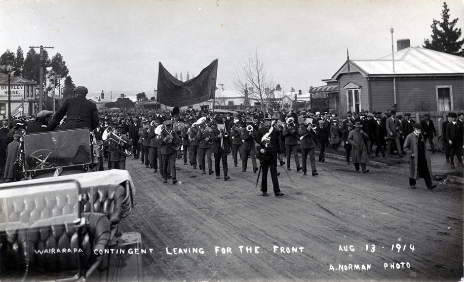Wairarapa troops parade in Masterton