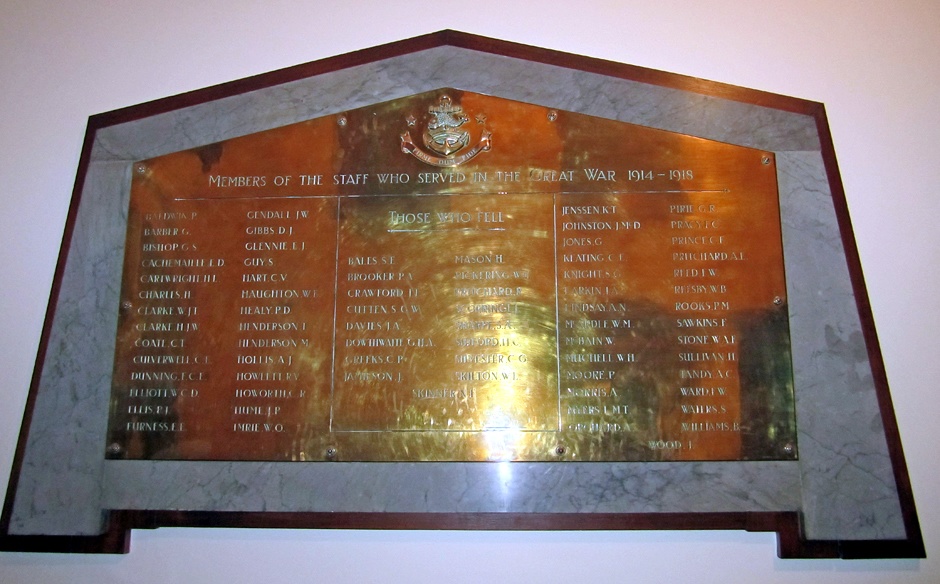 Wellington Harbour Board roll of honour