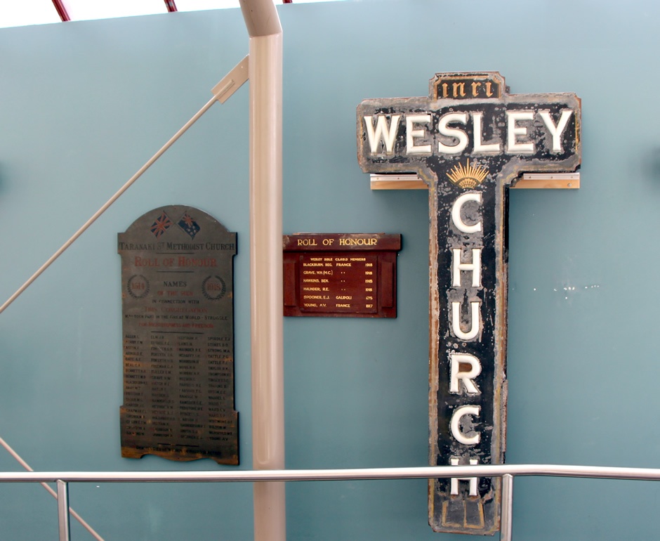 Wellington Wesley Methodist Church memorials