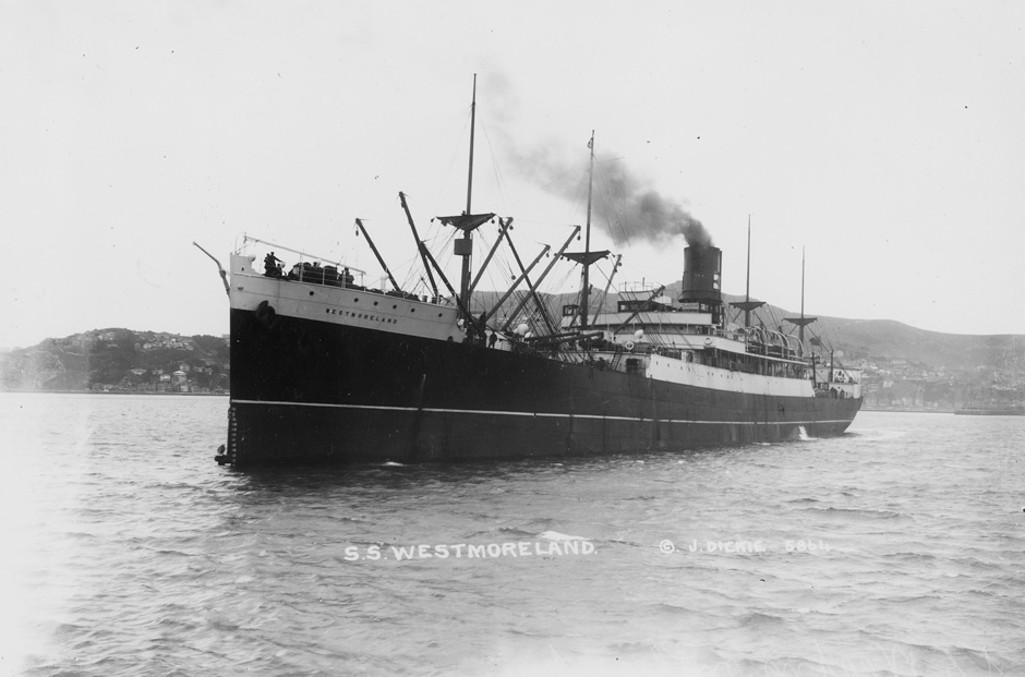 The steamer <em>Westmoreland</em>