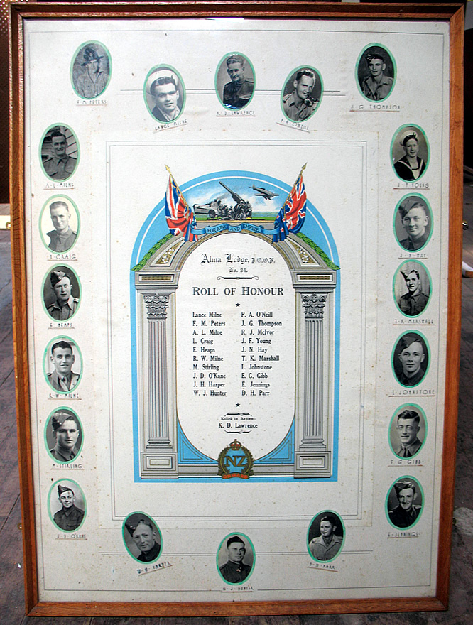 Wyndham lodge roll of honour boards