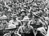 NZ (Māori) Pioneer Battalion returns from war