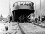 SS <em>Earnslaw</em> launched on Lake Wakatipu 