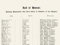 Roll of honour for Railways Department