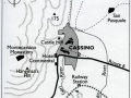 Map of Cassino area, 1944