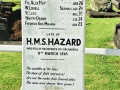 HMS Hazard NZ Wars memorial