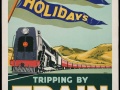 Tripping by train poster