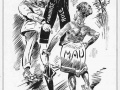 Mau versus mandate cartoon, 1930