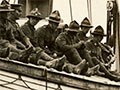 Reinforcements aboard <em>Willochra</em>, 1914