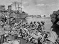 Troops disembarking at Taranto