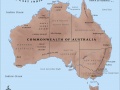 Map of Australia in 1914