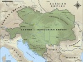 Map of the Austro-Hungarian Empire in 1914