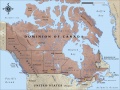 Map of the Dominion of Canada in 1914