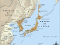Map of the Empire of Japan in 1914