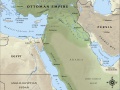 Map of the Ottoman Empire in 1914