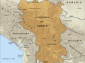 Map of the Kingdom of Serbia in 1914