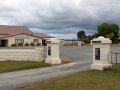 Arapohue Hall memorial gate