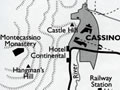 Map of Cassino 1944