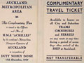<em>Achilles</em> complimentary travel ticket