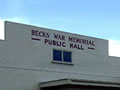 Becks war memorial hall
