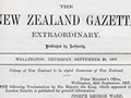 Dominion status Gazette notice, 1907
