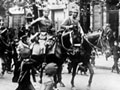 German cavalry enter Warsaw