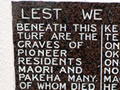 Kororāreka residents NZ Wars memorial