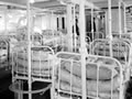 Hospital beds on the <em>Maheno</em>