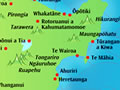 Māori placenames map