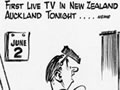 First live TV in NZ begins in Auckland