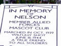 Grave of Nelson the mascot