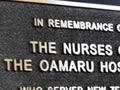 Ōamaru Hospital nurses war memorial