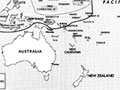 Map of the Pacific theatre, 1941-1945