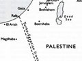 Palestine campaign map