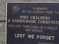 Port Chalmers Second World War memorial