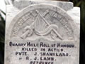Quarry Hills war memorial