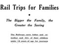 Rail trips for families advertisement