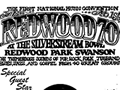 Redwood 70 festival poster