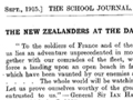 Gallipoli feature in the <em>School Journal</em>