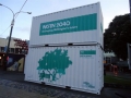 Shipping containers in Te Aro Park