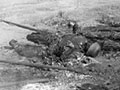 Dead German paratrooper on Crete