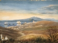 Painting of Auckland, 1843