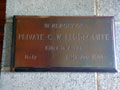 Te Pirita Church war memorial plaque