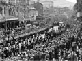 HMS <em>Achilles</em> welcome home parade in Wellington