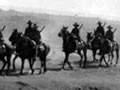 Mounted troops by Suez Canal, 1916
