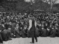 Strikers' meeting at the Triangle, Dunedin, 1913
