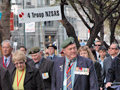 Vietnam veterans march at Tribute 08