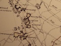 Map showing the tunnels at Arras